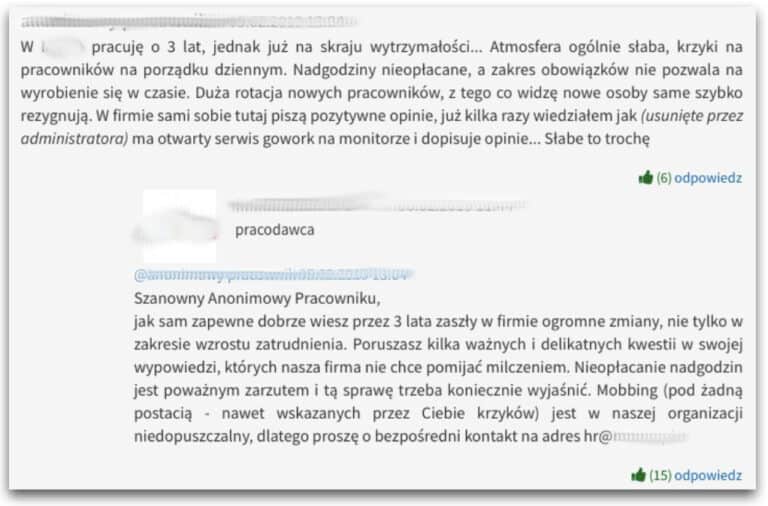 Pozytywna Opinia O Stażyście Wzór Gowork - jak reagować na negatywne opinie o pracodawcach