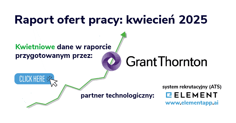 Raport ofert pracy – kwiecień 2025: spadek liczby ogłoszeń