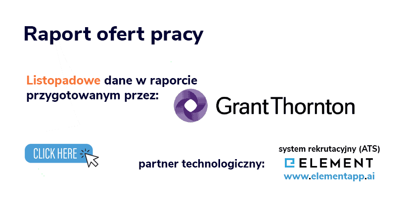 Raport ofert pracy - listopad 2025