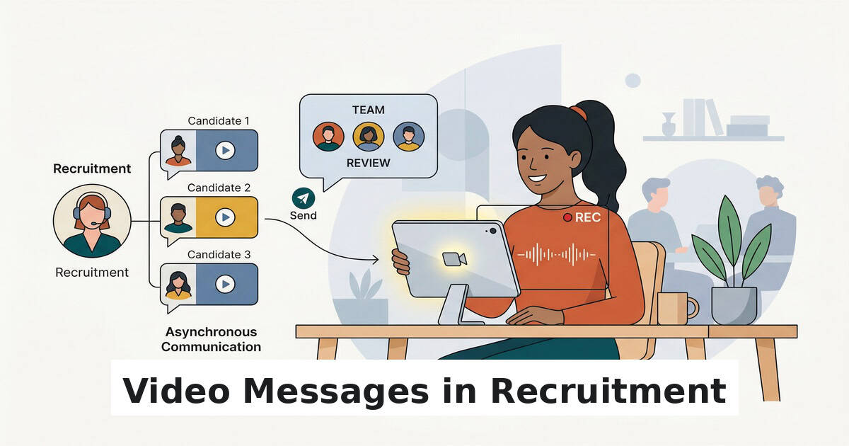 Video messages in recruitment: async video guide