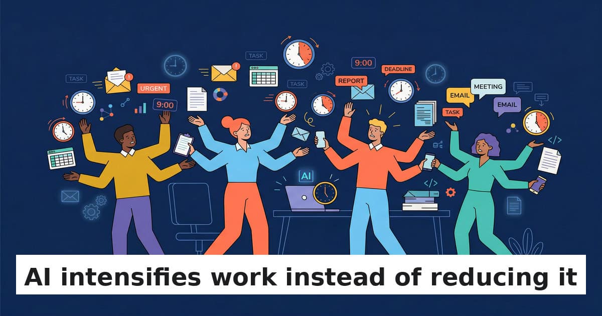 AI intensifies work instead of reducing it - for HR