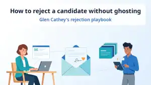 Illustration for an article on how to reject a candidate respectfully