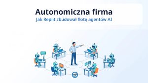 Autonomiczna firma Replit z flotą agentów AI wokół człowieka reżysera