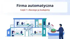 Firma automatyczna, część 1: dlaczego ją budujemy. Automaty przenoszą pracę, człowiek zatwierdza.