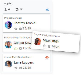 Element ATS zarządzenie kandydatami