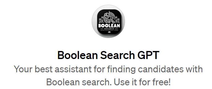 Boolean Search GPT